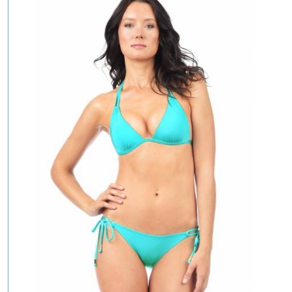 NWT Voda Swim Double String Bikini Bottom XS - Picture 2 of 5